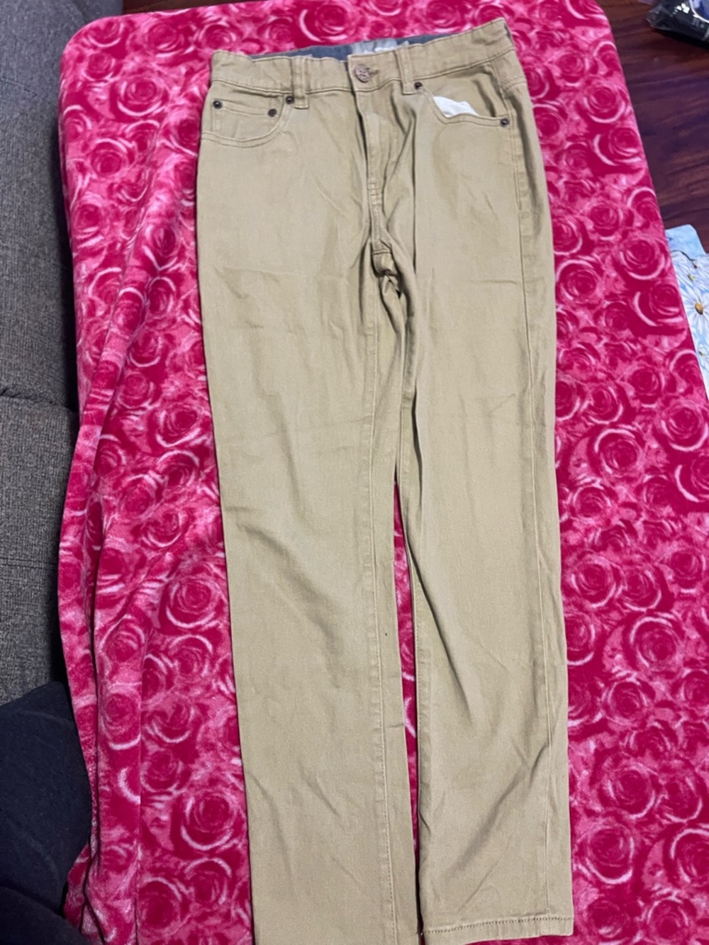 Lucky Brand Olive Green Skinny Stretch Pants